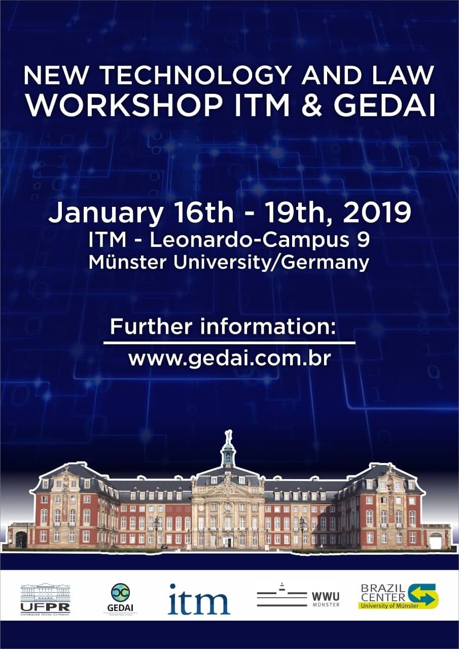 “NEW TECHNOLOGIES AND LAW” WORKSHOP ITM & GEDAI