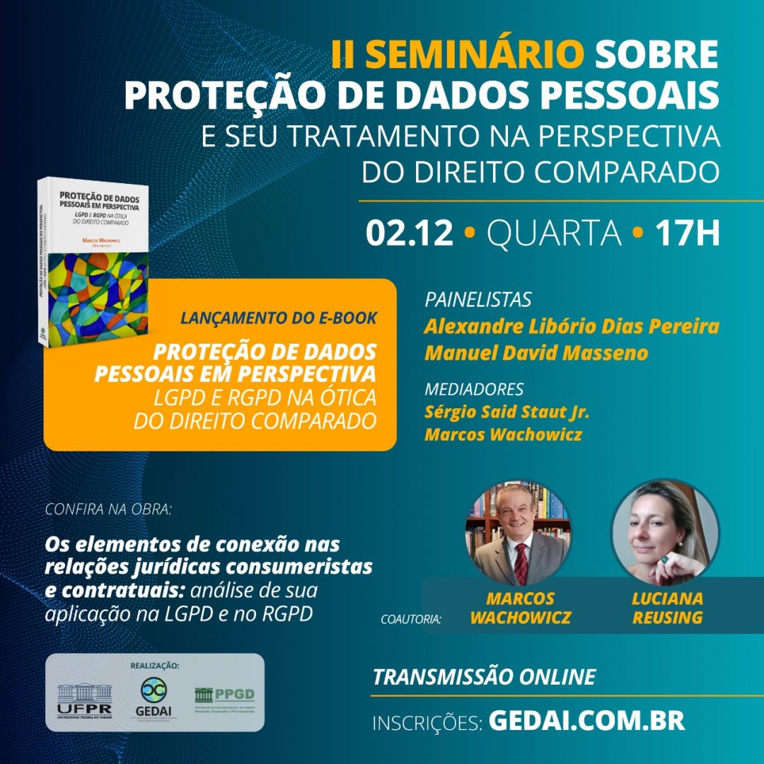 Os Elementos de Conexão e sua aplicação na LGPD brasileira e no RGPD europeu.