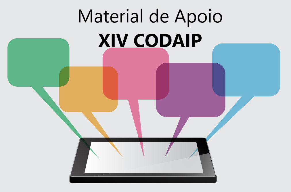 XIV CODAIP – Material de apoio dos Palestrantes