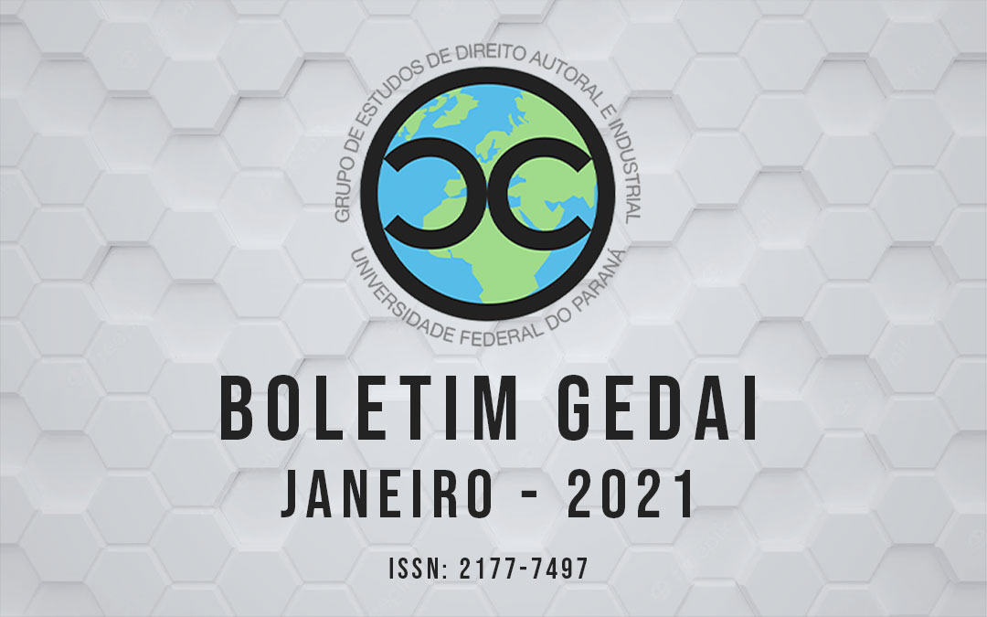 Boletim GEDAI – janeiro 2021
