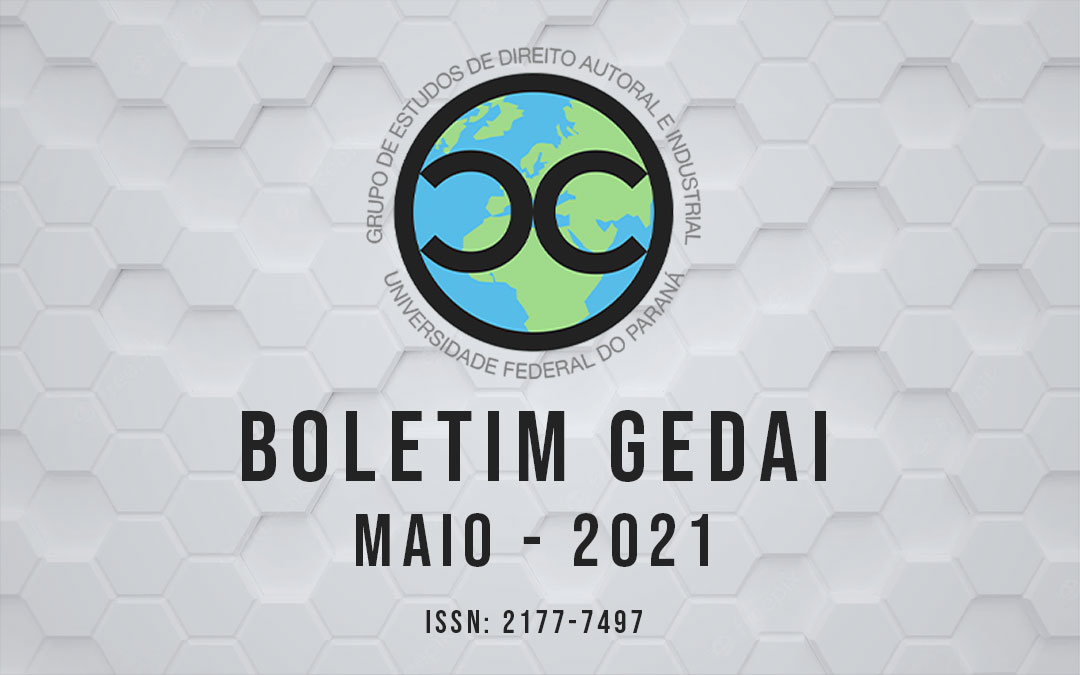 Boletim GEDAI – maio de 2021