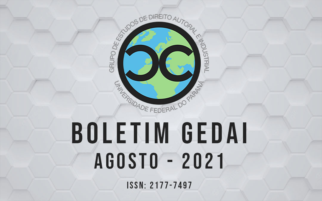 Boletim GEDAI – Agosto de 2021