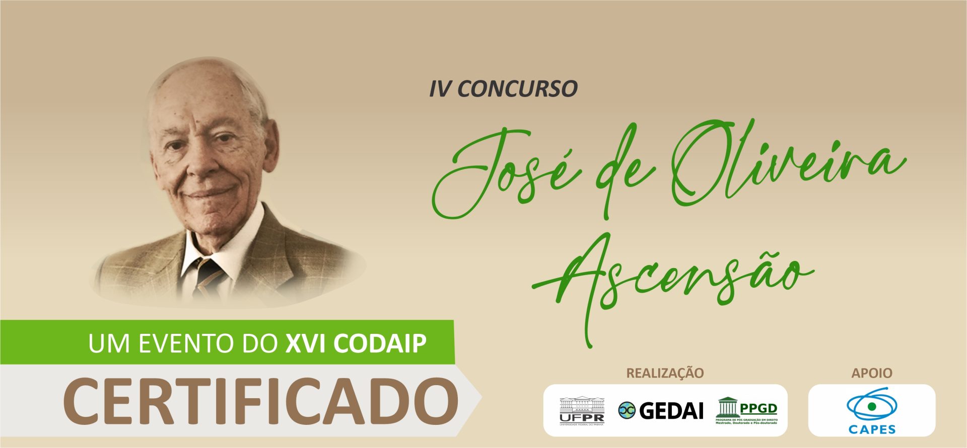 IV CONCURSO Prof. Dr. José de Oliveira Ascensão – CERTIFICADOS
